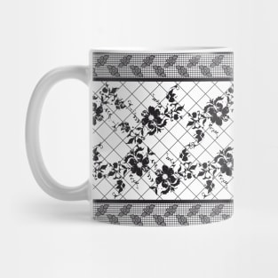 Black Lace Pattern Mug